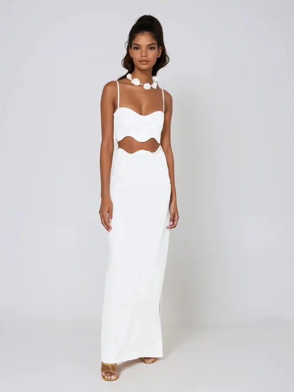 Baleno Spaghetti Split Maxi Dress made by Mew Mews