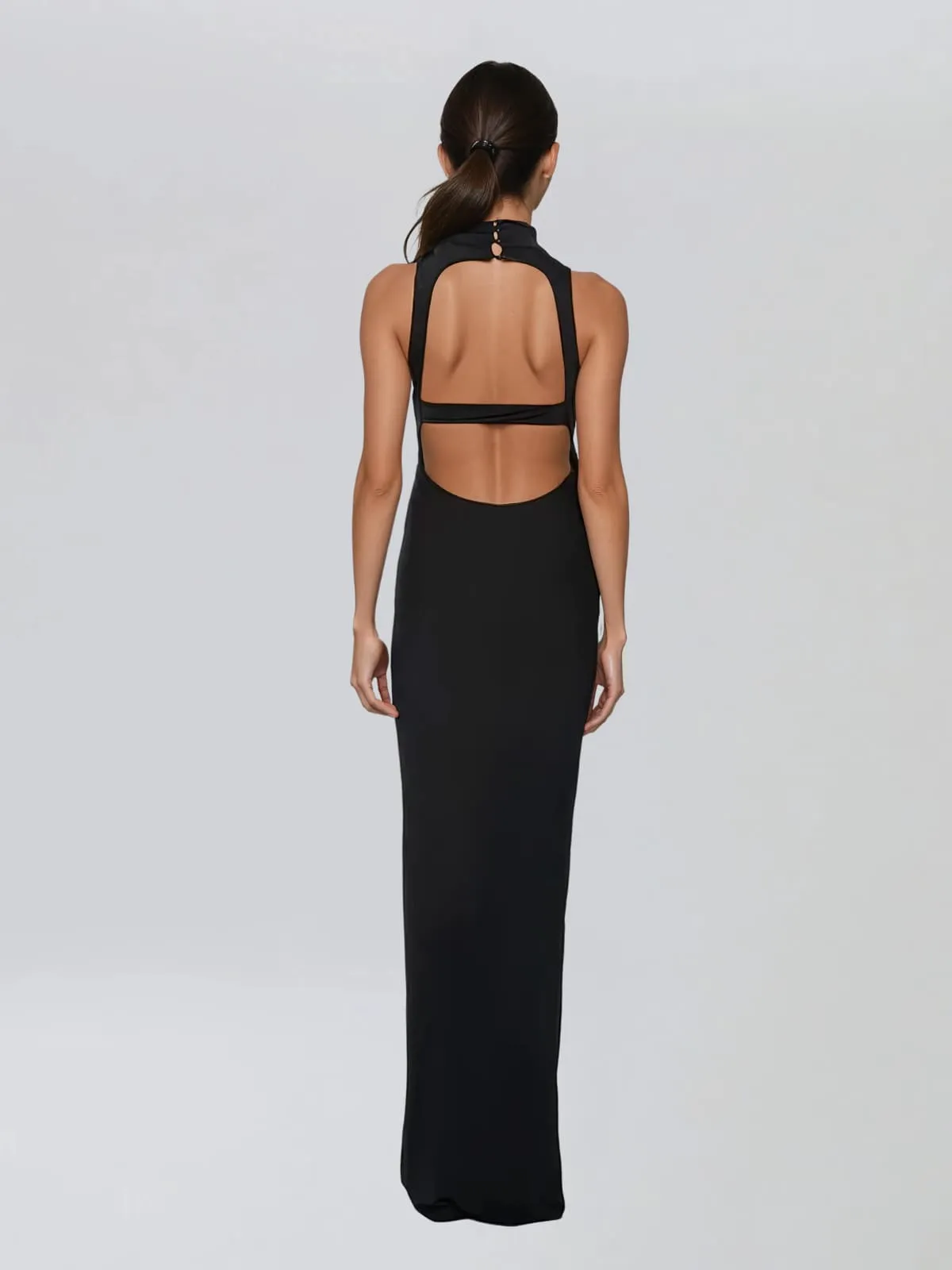 Vaelox Halterneck Flower Maxi Dress sold by Mew Mews product image thumbnail 4