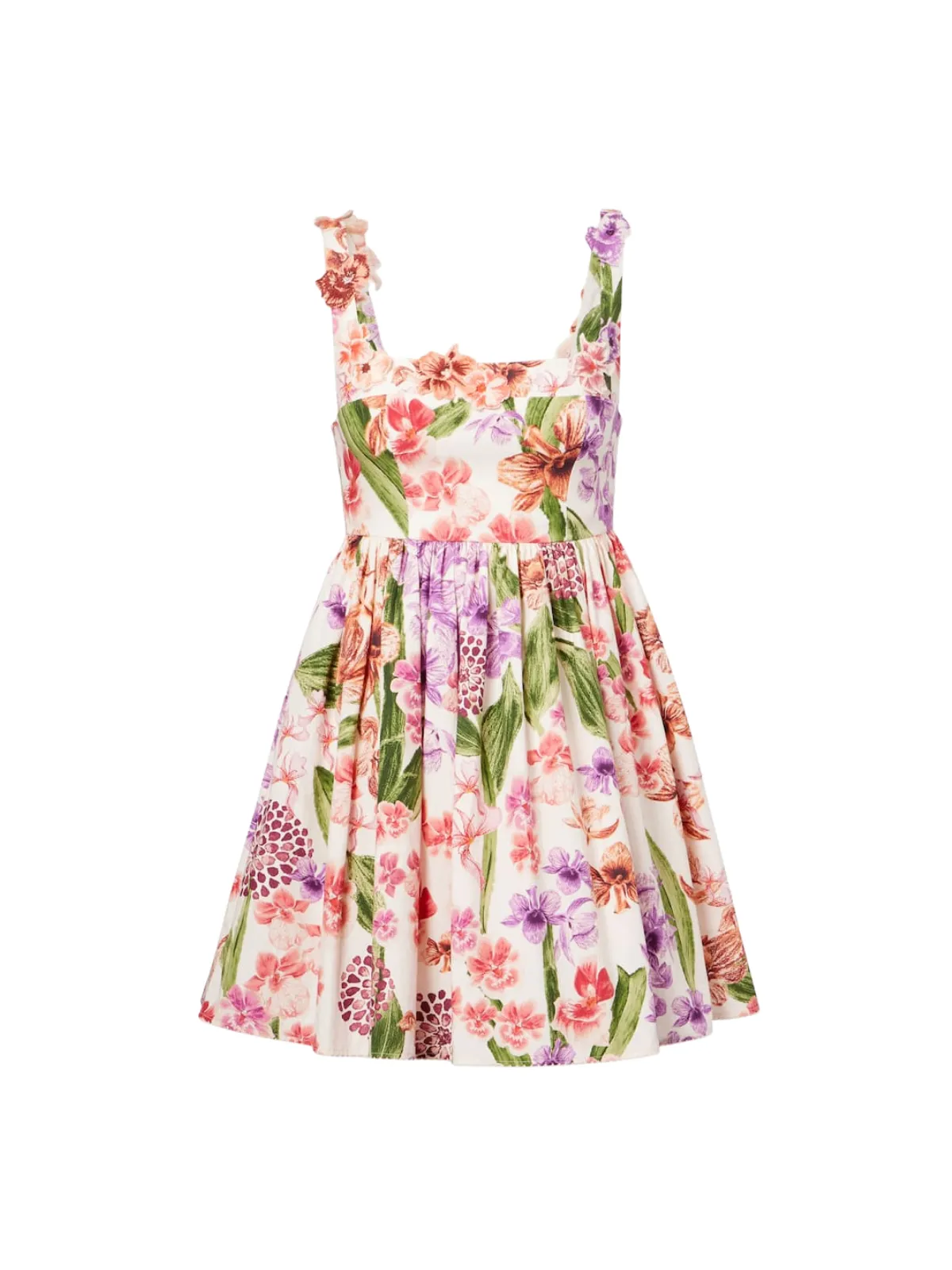 Eryndale High Rise Floral Mini Dress sold by Mew Mews product image thumbnail 3