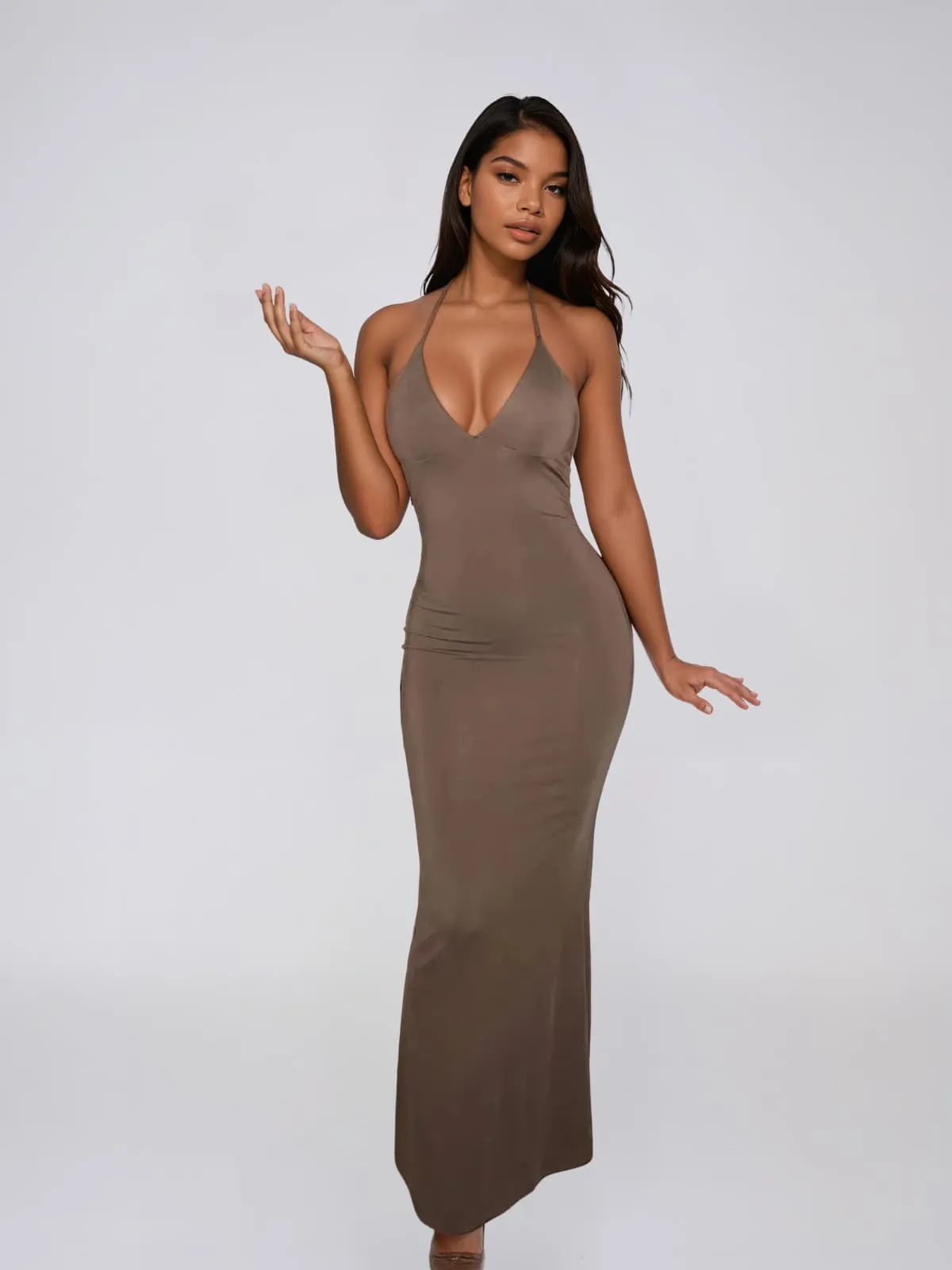 Cyrandel Halterneck Butterfly Maxi Dress sold by Mew Mews product image thumbnail 2