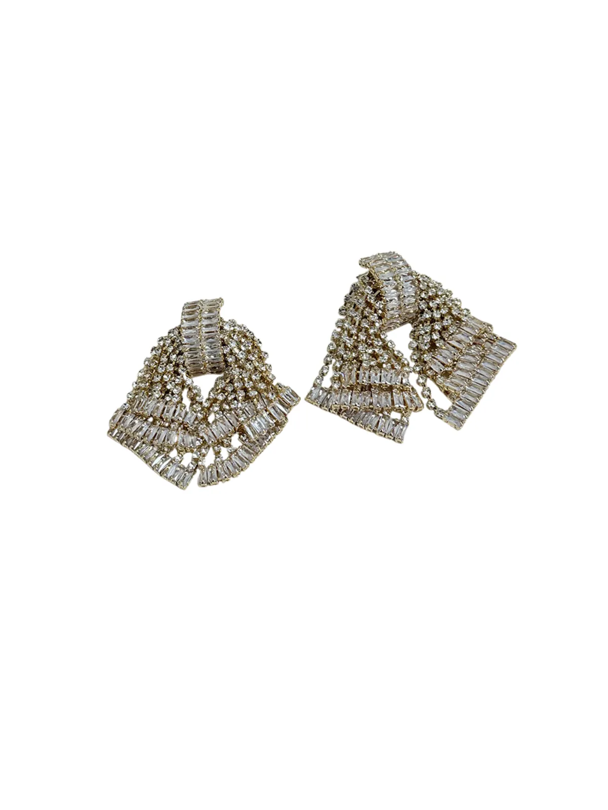 Edzia Rhinestone Earrings sold by Mew Mews