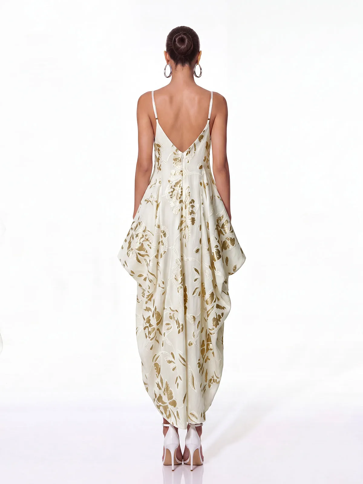 Oldric Spaghetti Floral Maxi Dress sold by Mew Mews product image thumbnail 4