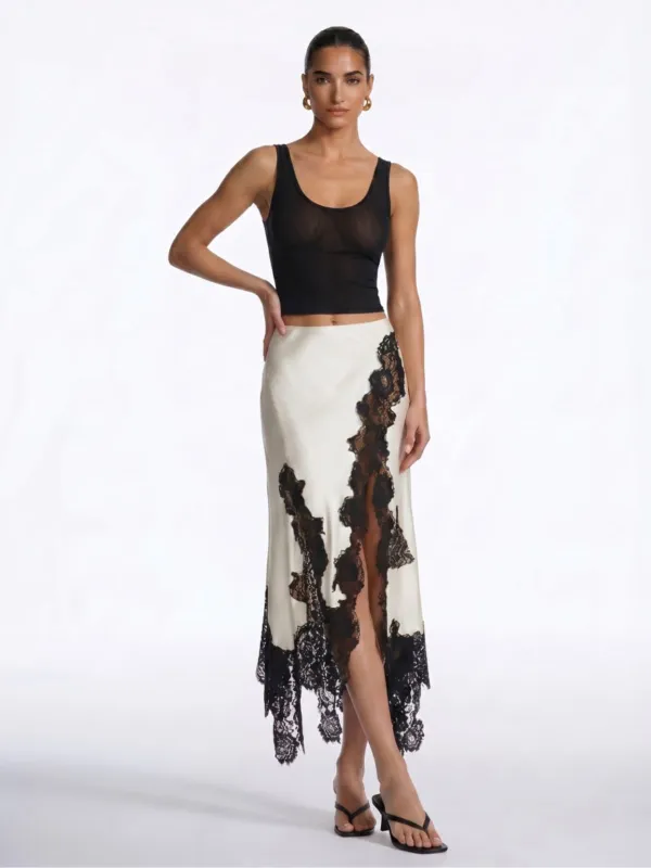 Merion Lace Split Skirt Set made by Mew Mews