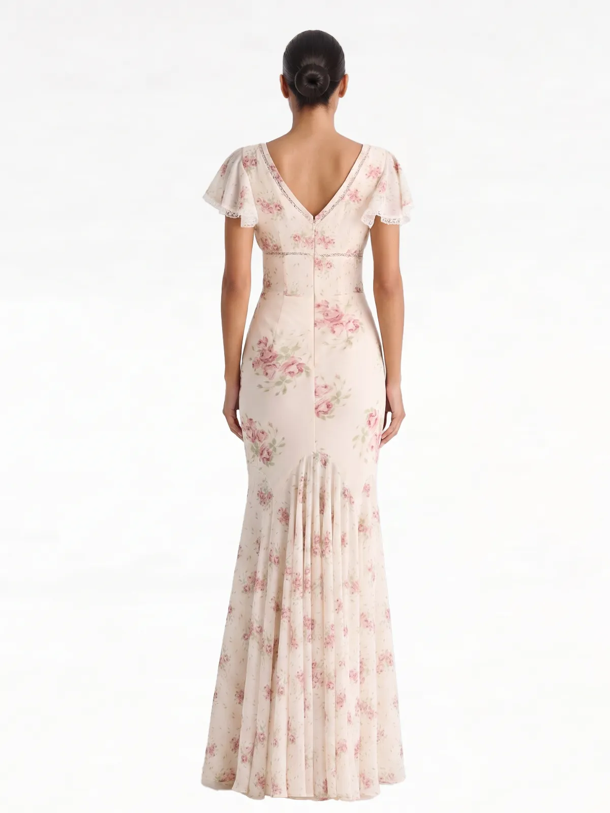 Ashgar Puff Sleeve Floral Maxi Dress sold by Mew Mews product image thumbnail 3