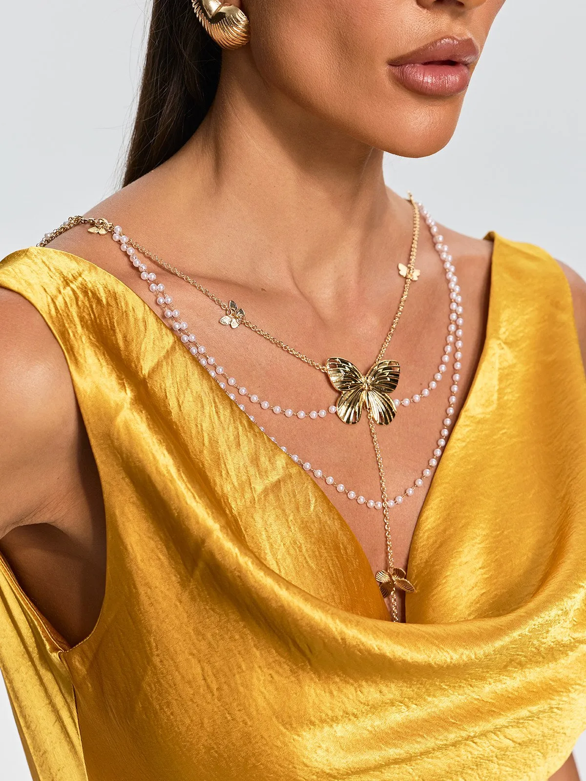 Zarexon Butterfly Chain Necklace sold by Mew Mews product image thumbnail 2