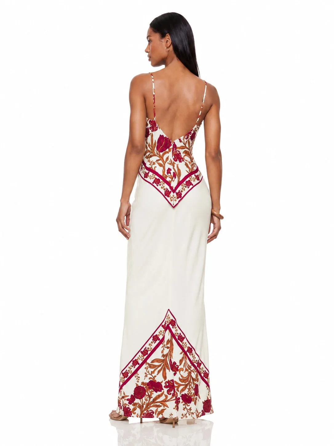 Virella Halterneck Floral Maxi Dress sold by Mew Mews product image thumbnail 4