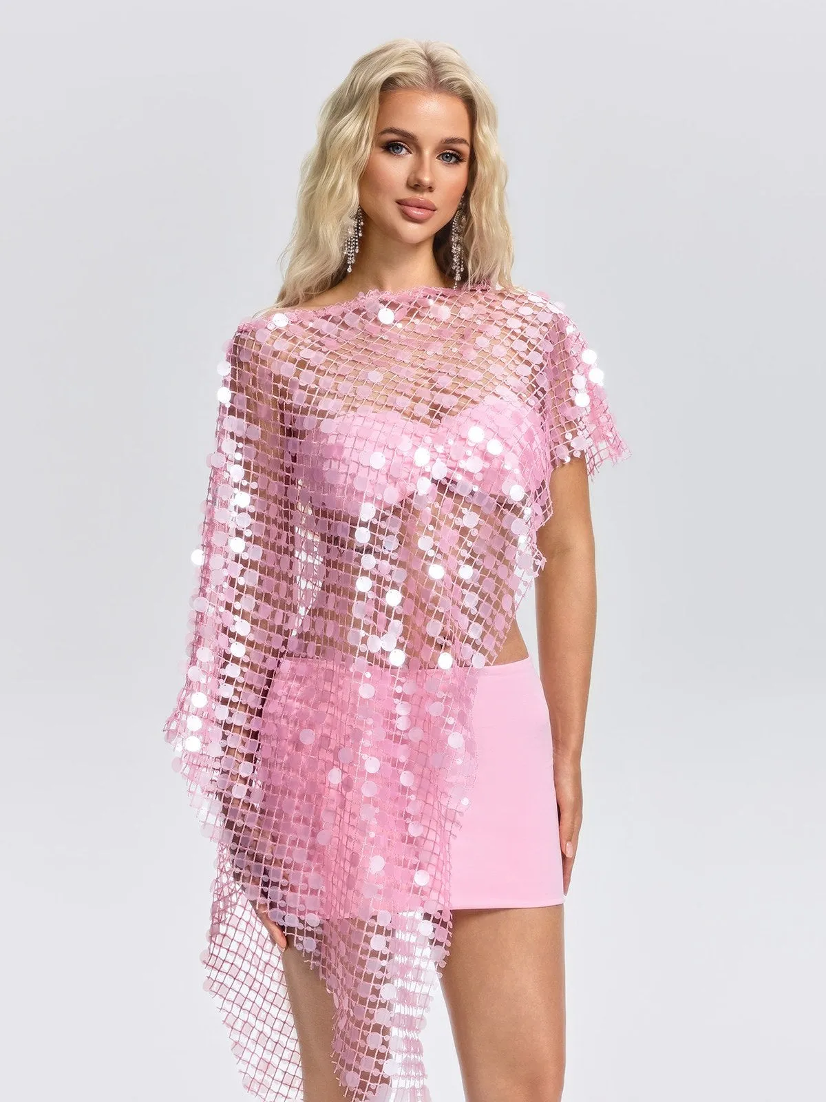 Quelis Sequin Skirt Set sold by Mew Mews product image thumbnail 5