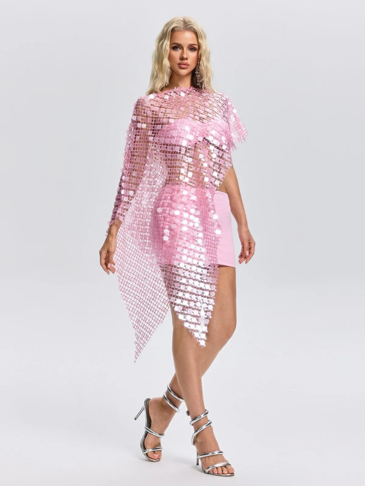 Quelis Sequin Skirt Set sold by Mew Mews product image thumbnail 2