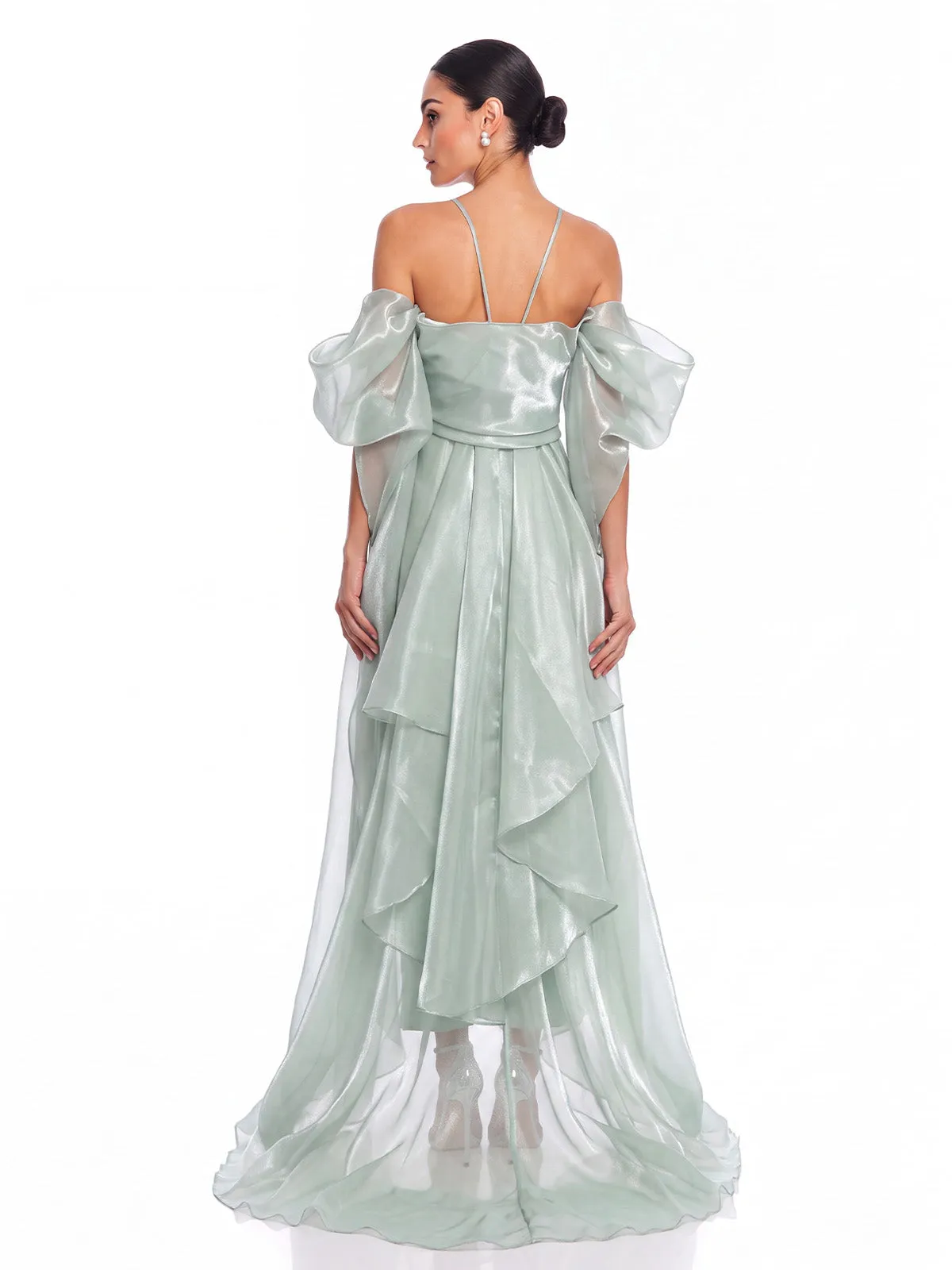Selvira Halterneck High Low Dress sold by Mew Mews product image thumbnail 4