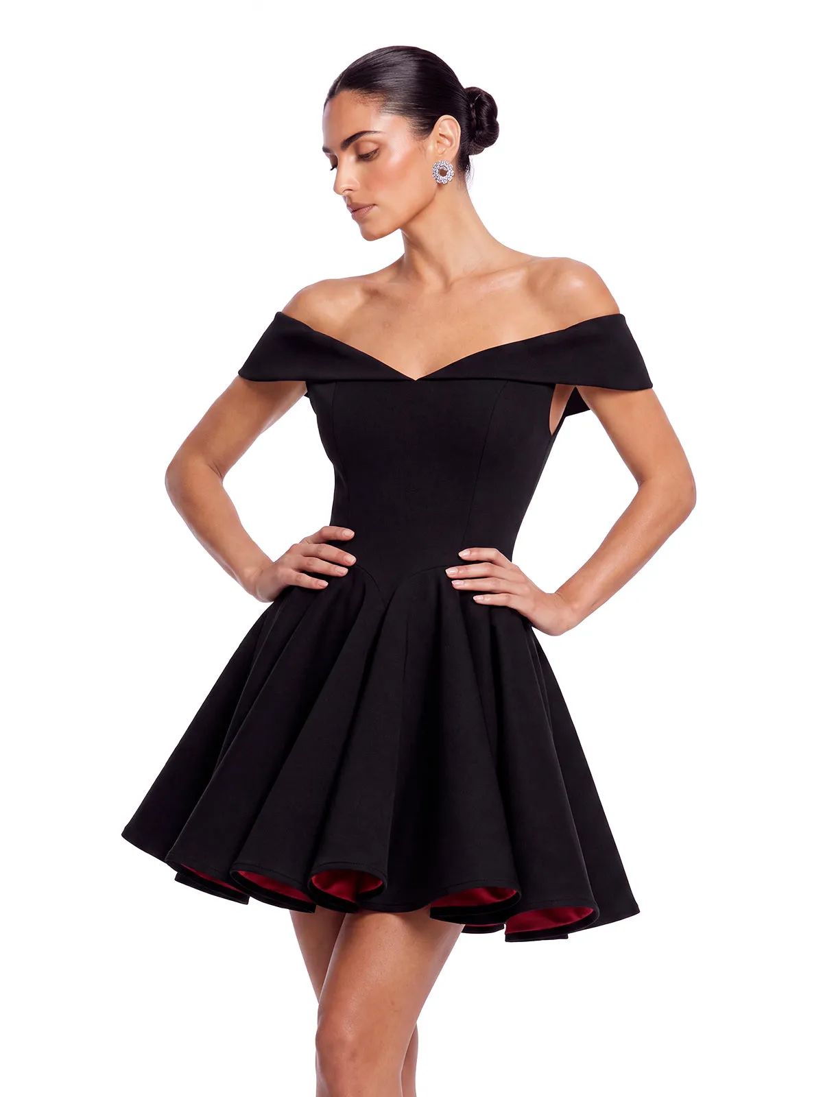 Drynex Off Shoulder Red Sole Mini Dress sold by Mew Mews product image thumbnail 3