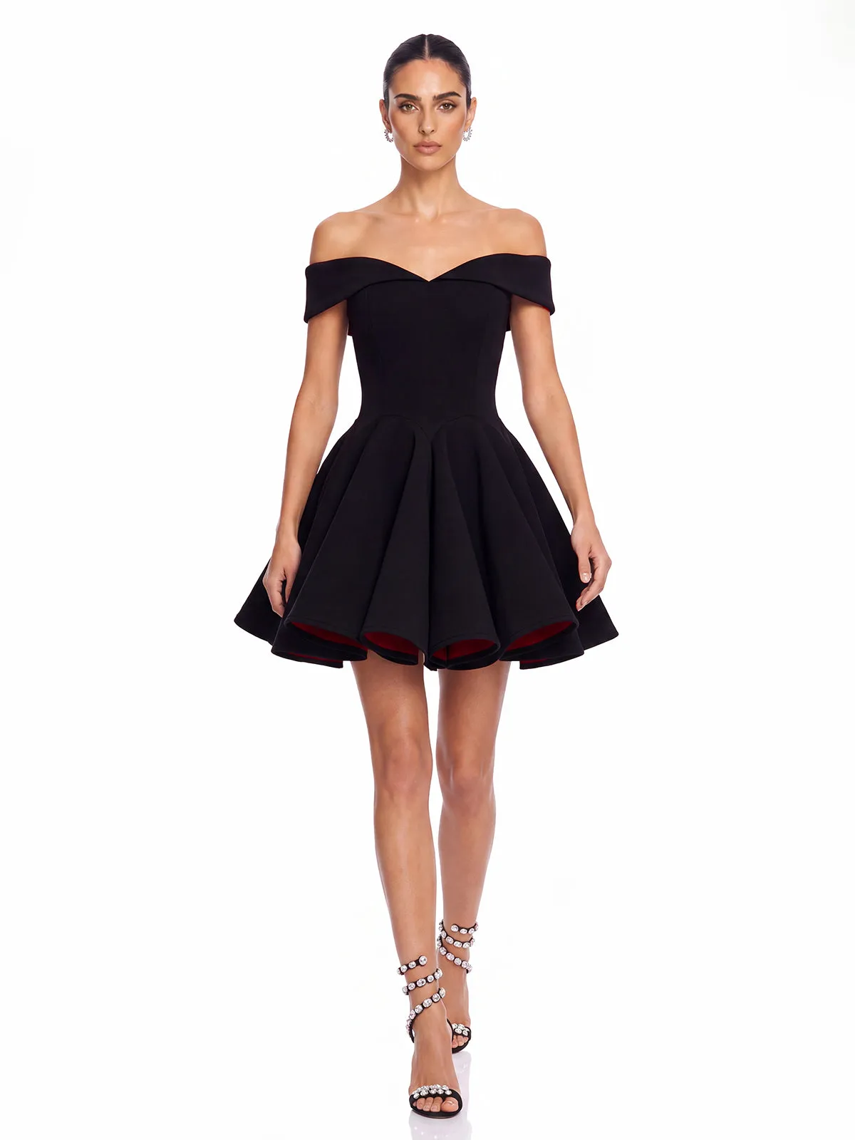 Drynex Off Shoulder Red Sole Mini Dress sold by Mew Mews product image thumbnail 4