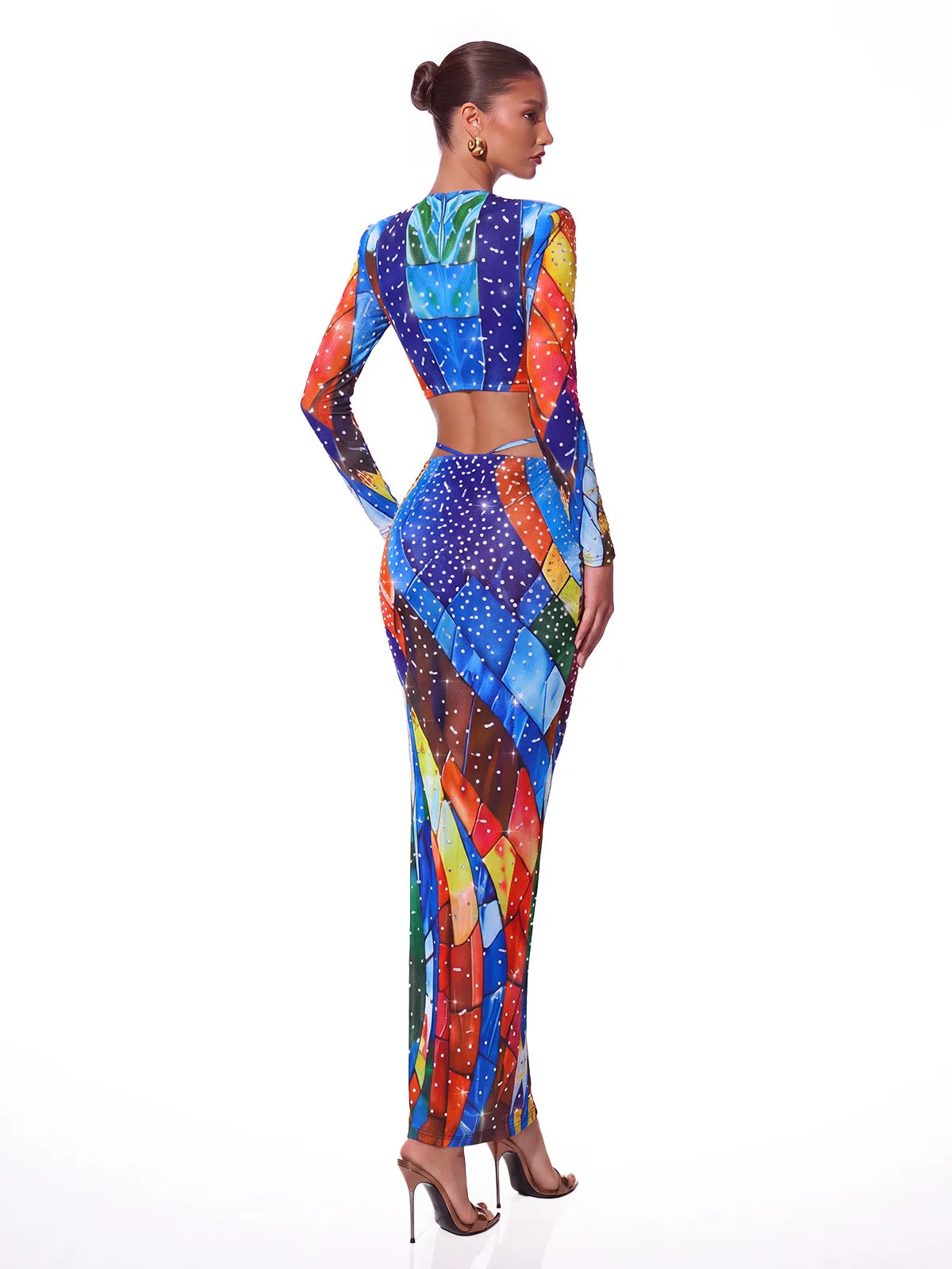 Coralis Rhinestone Skirt Set sold by Mew Mews product image thumbnail 4