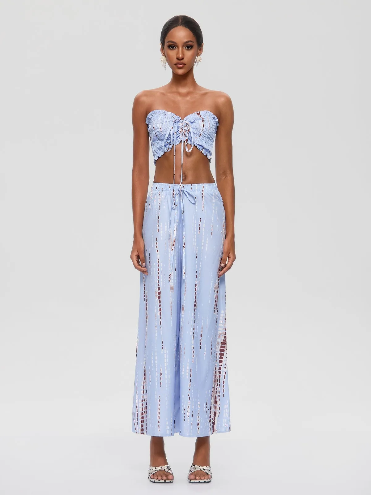 Gada Strapless Ruched Pants Set sold by Mew Mews product image thumbnail 2