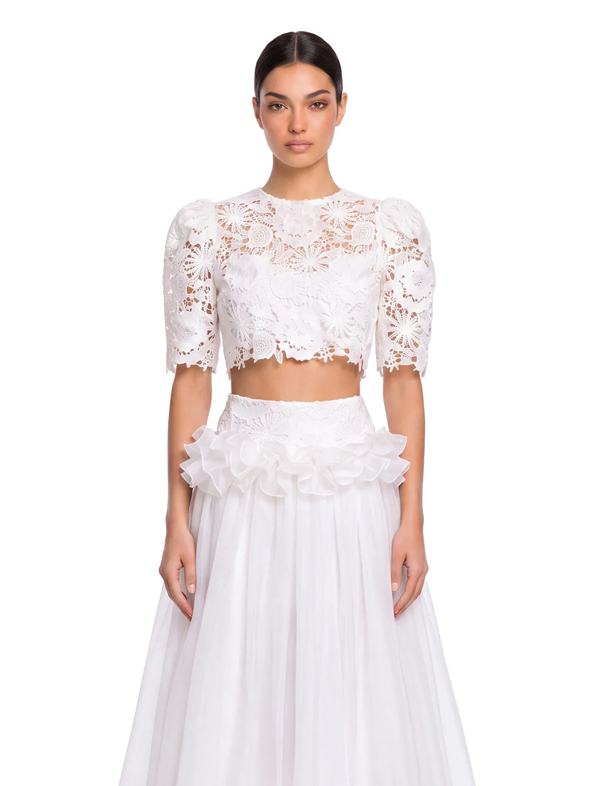 Valdrek Short Sleeve Flower Skirt Set sold by Mew Mews product image thumbnail 2