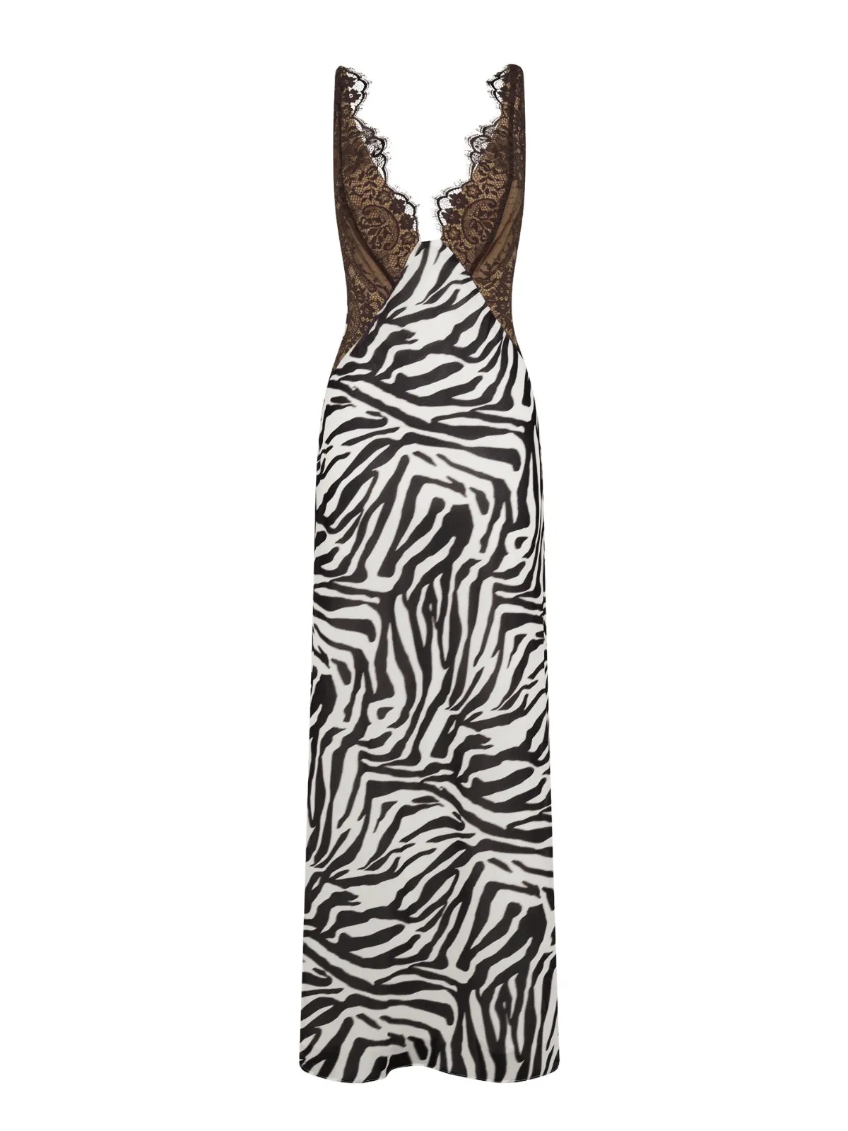 Grazia Lace Zebra Maxi Dress sold by Mew Mews product image thumbnail 5