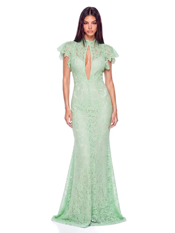 Lunexa Lace Mermaid Maxi Dress made by Mew Mews