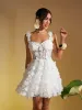 Magni Spaghetti Flower Mini Dress sold by Mew Mews