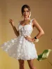 Magni Spaghetti Flower Mini Dress sold by Mew Mews