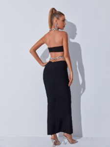 Anaise Halterneck Cutout Bandage Dress sold by Mew Mews