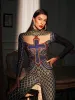 Venetia Printed Rhinestone Jumpsuit sold by Mew Mews