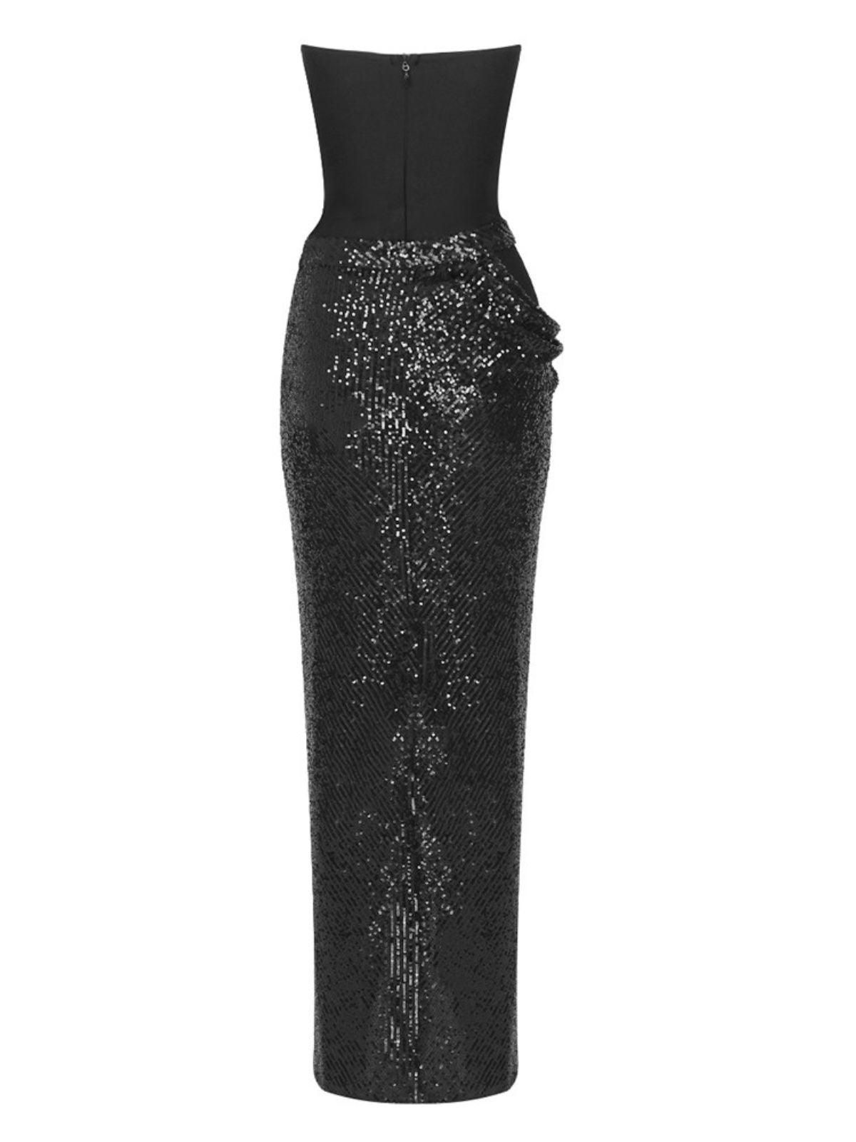 Sukie Strapless Sequin Maxi Dress sold by Mew Mews product image thumbnail 9