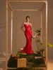 Limboa Feather Trimmed Sequin Mermaid Maxi Dress sold by Mew Mews