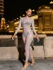 Hanifa Body Printed Rhinestone Jumpsuit sold by Mew Mews