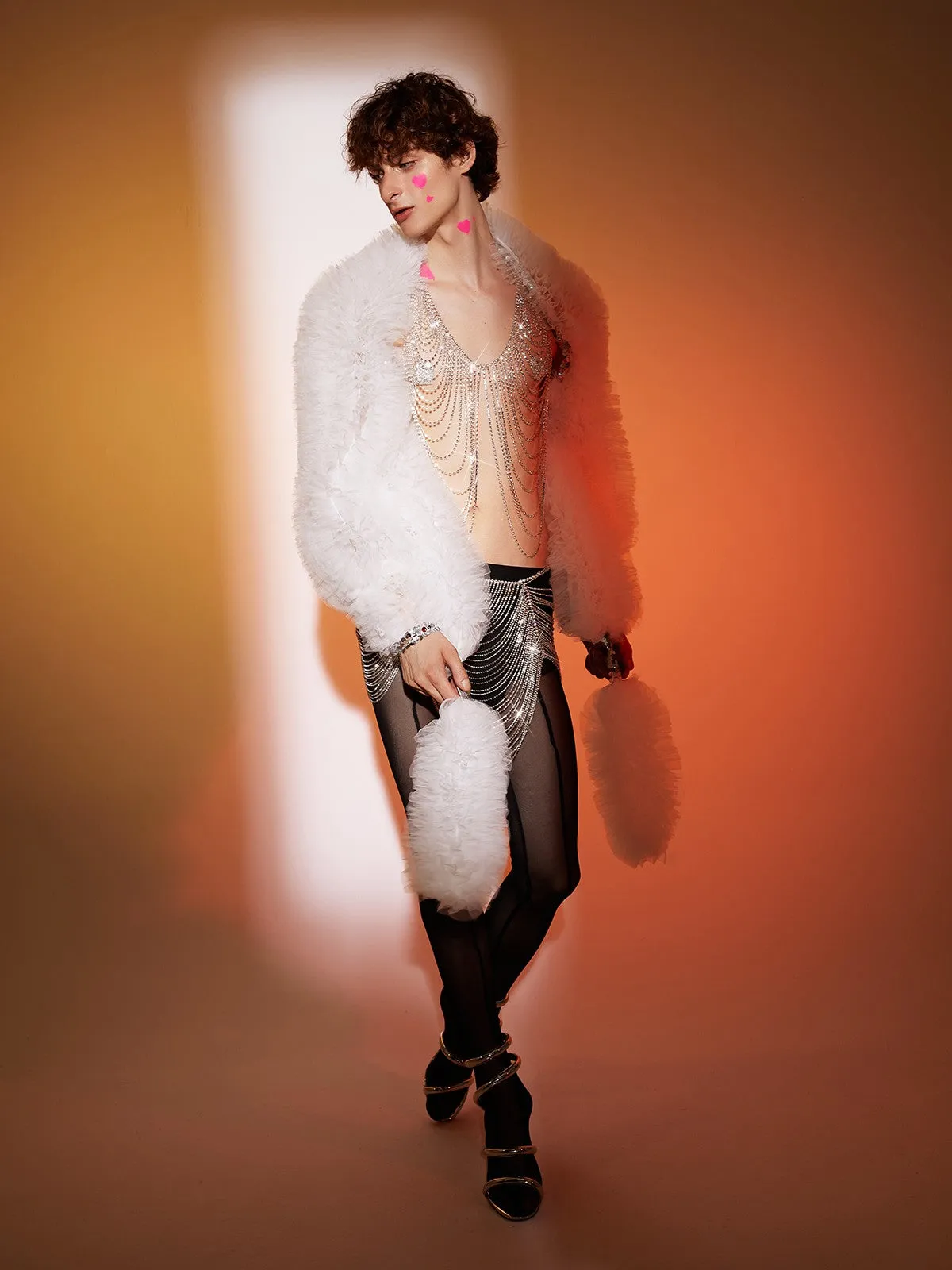 Sebastian Multi Crystal Skirt Set sold by Mew Mews product image thumbnail 4