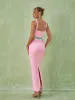 Margaux Embellished Cutout Maxi Dress In Pink sold by Mew Mews