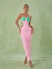 Margaux Embellished Cutout Maxi Dress In Pink sold by Mew Mews
