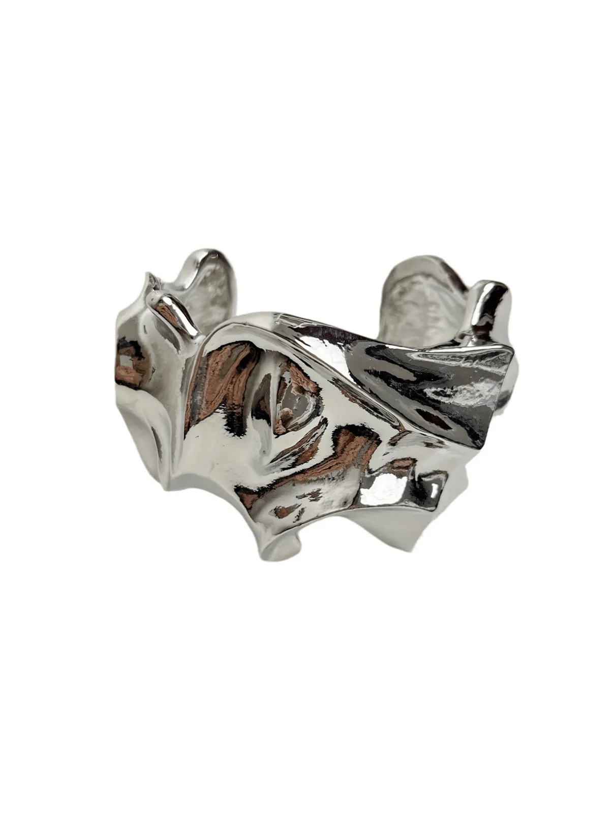 Boheme Metallic Ruched Bracelet sold by Mew Mews product image thumbnail 2