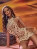 Kalila Halterneck Pearl Mini Dress sold by Mew Mews