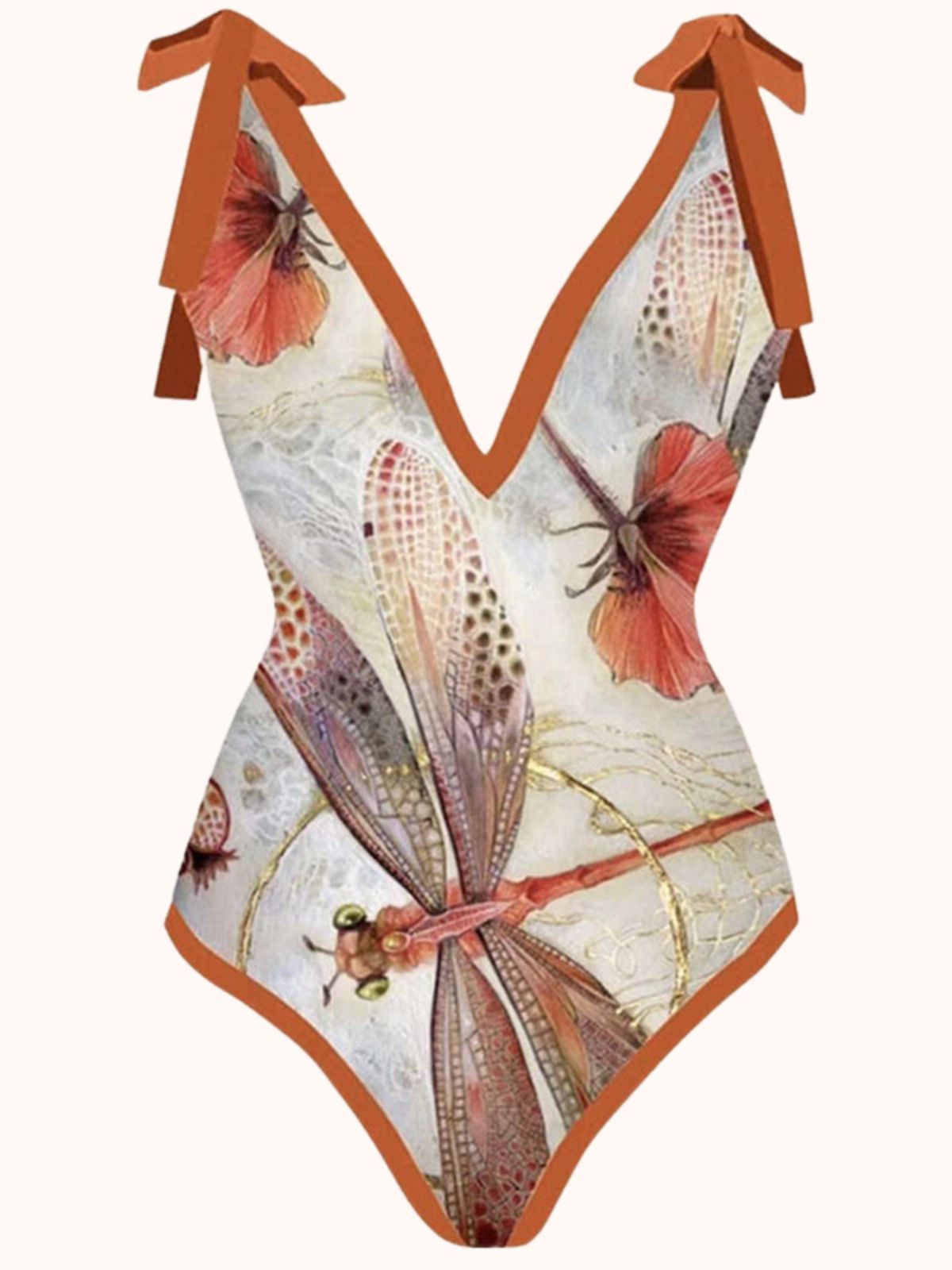 Mandisa Dragonfly Printed Swimwear Two Piece Set sold by Mew Mews product image thumbnail 2