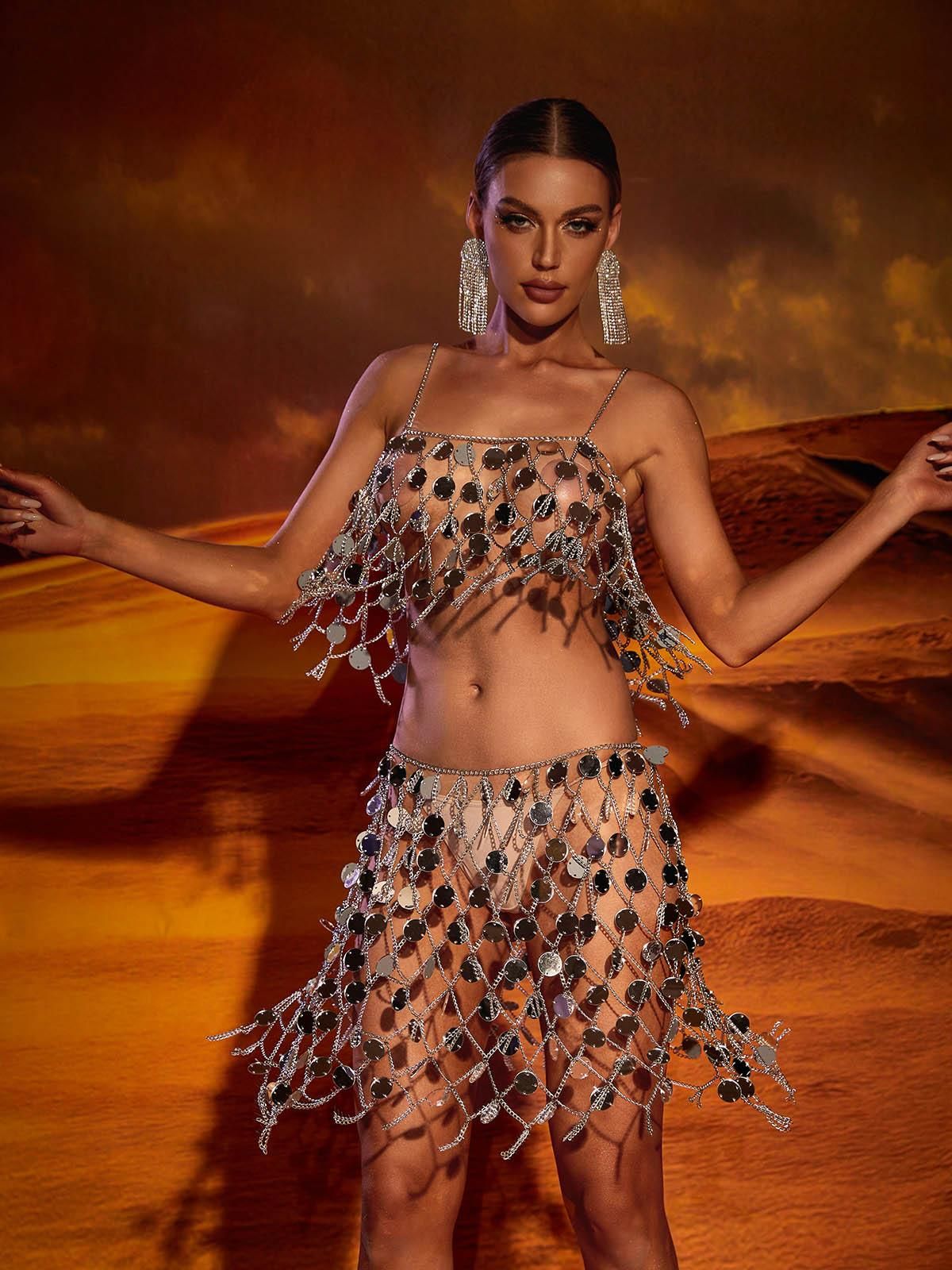 Scarlett Spaghetti Chainmail Set sold by Mew Mews product image thumbnail 5