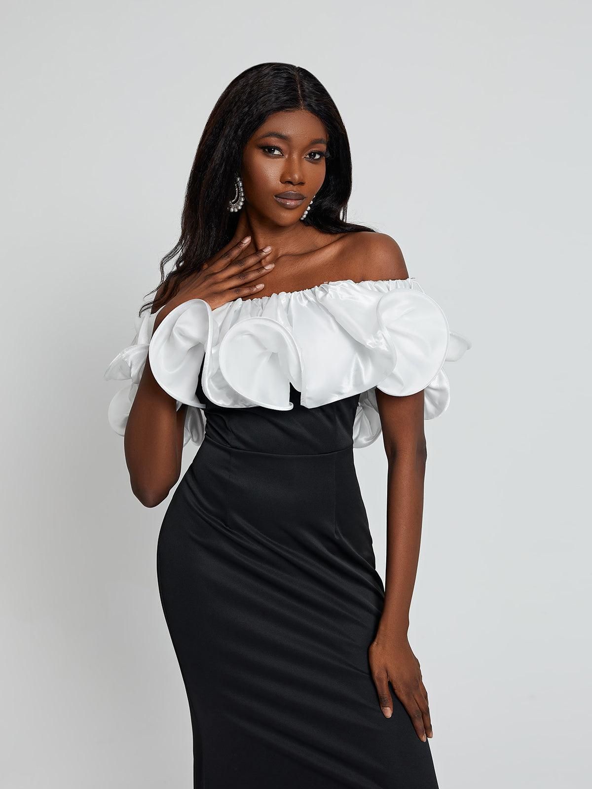 Ren Off Shoulder Maxi Dress sold by Mew Mews product image thumbnail 5