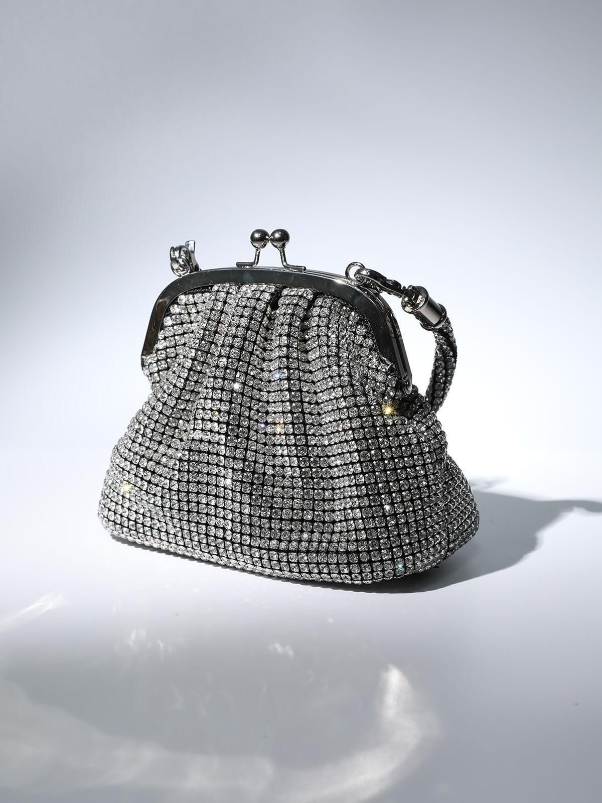 Mairead Shell Clutch In Silver sold by Mew Mews product image thumbnail 4