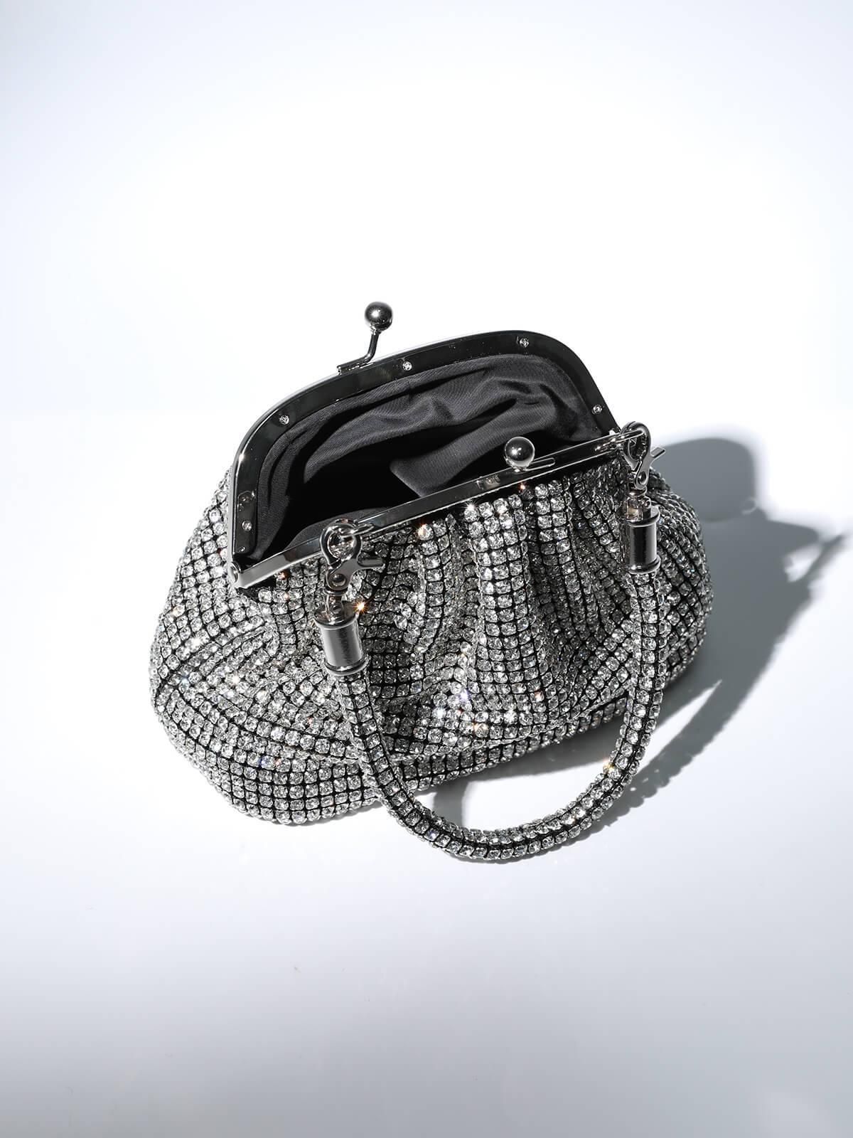 Mairead Shell Clutch In Silver sold by Mew Mews product image thumbnail 5