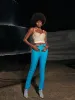 Bess Pearl Embellished Corset Top In White sold by Mew Mews