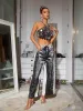 Anona Denim Pants In Black sold by Mew Mews