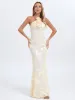 Aedin Halterneck Flower Maxi Dress sold by Mew Mews