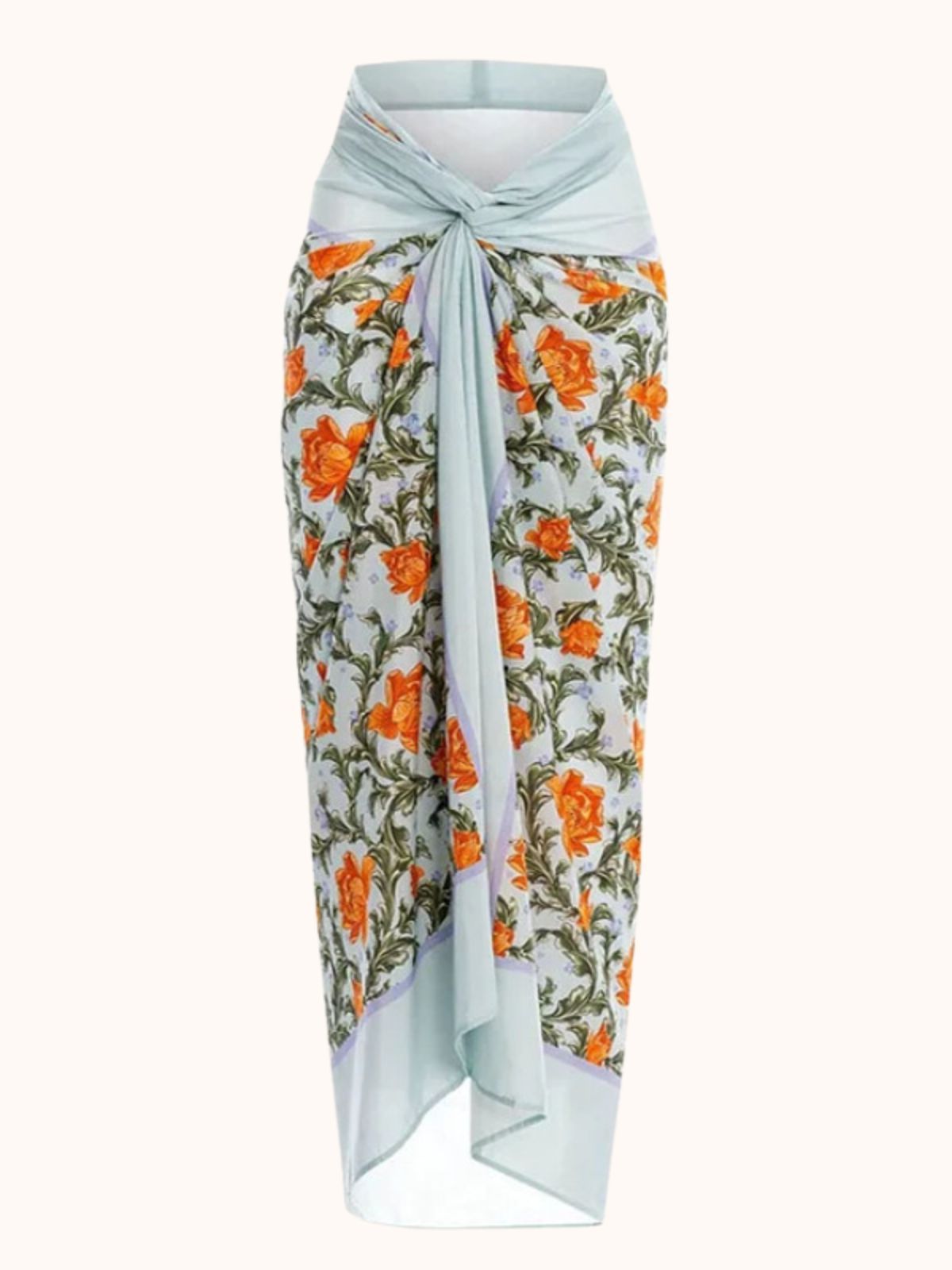 Cally Halterneck Swimwear Two Piece Set In Blue sold by Mew Mews product image thumbnail 3