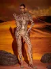 Zoey Embellished Jumpsuit sold by Mew Mews