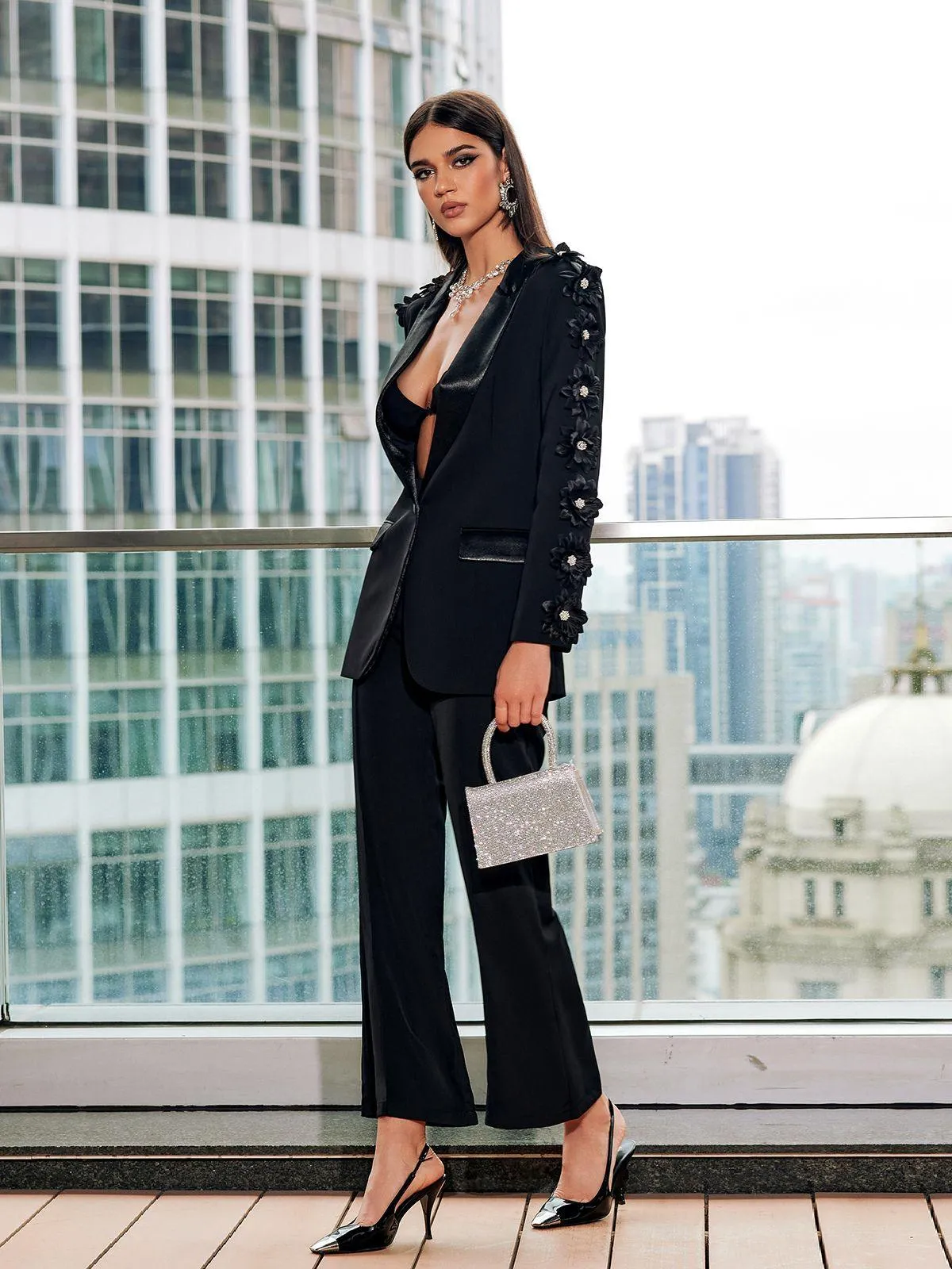 Zennor Flower Blazer Set sold by Mew Mews product image thumbnail 5