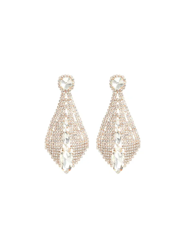 Cheryl Rhinestone Embellished Earrings sold by Mew Mews