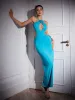 Gidget Halterneck Flower Cutout Maxi Dress sold by Mew Mews