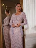 Maret Pearl Fringe Mesh Maxi Dress sold by Mew Mews