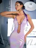 Carita Halterneck Rhinestone Maxi Dress sold by Mew Mews