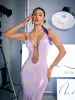 Carita Halterneck Rhinestone Maxi Dress sold by Mew Mews