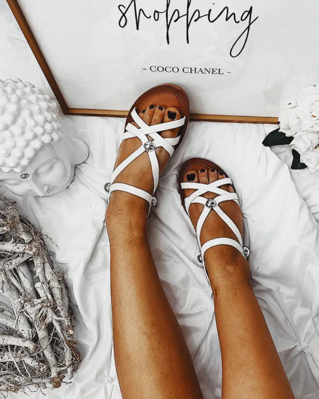 Empress Sandal White sold by Fearless