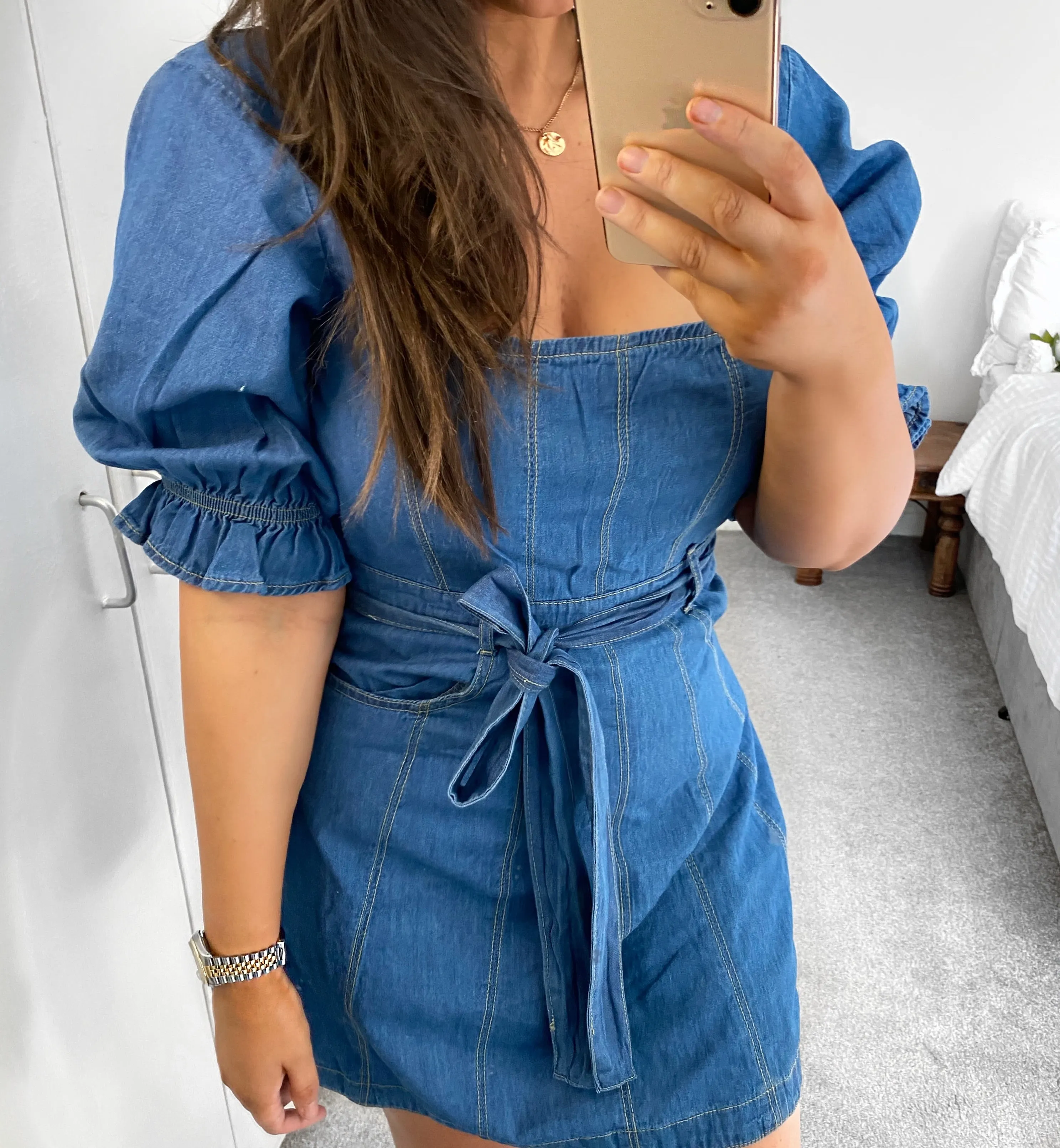 Little Denim Dress sold by Fearless product image thumbnail 2